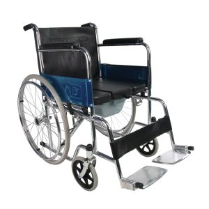 Steel Commode Wheelchair 46cm