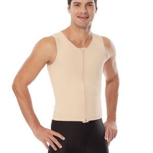 VARITKES Zippered Male Gynecomastia Vest